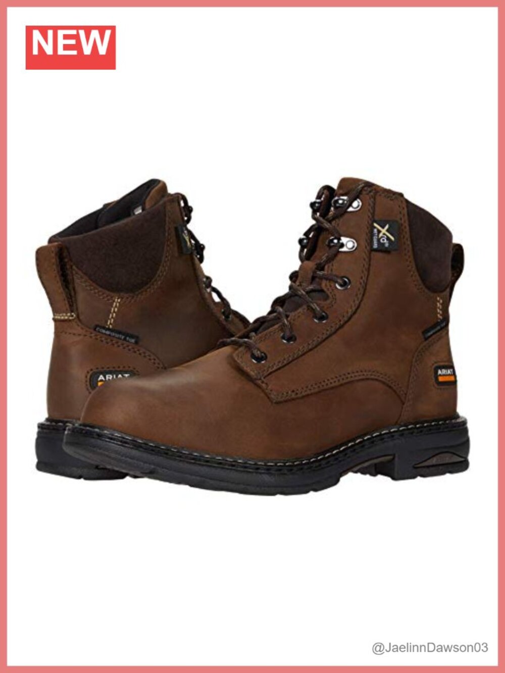 ARIAT Women's Casey 6" Met Guard, Full-Grain Leather, Composite Safety Toe,